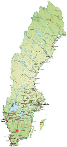 Ljungby är utgångsorten vid installation av avfuktare
